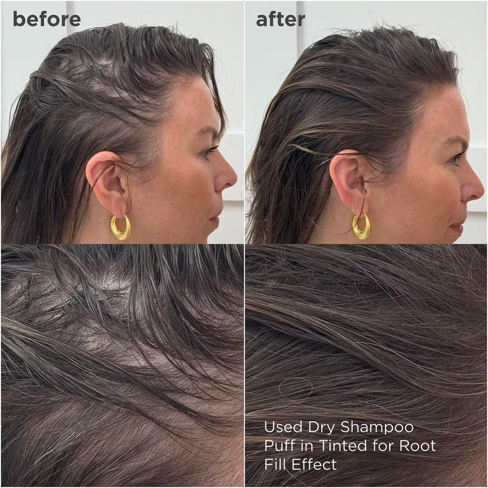 Briogeo Style + Treat Dry Shampoo Puff Translucent 0.5oz Talc-Free Vegan NIB - Picture 2 of 8